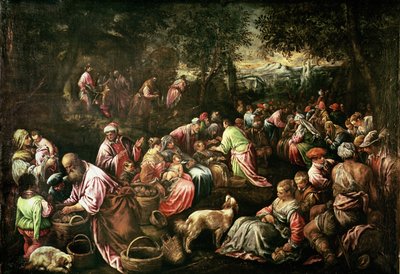 The Feeding of the Five Thousand by Jacopo Bassano